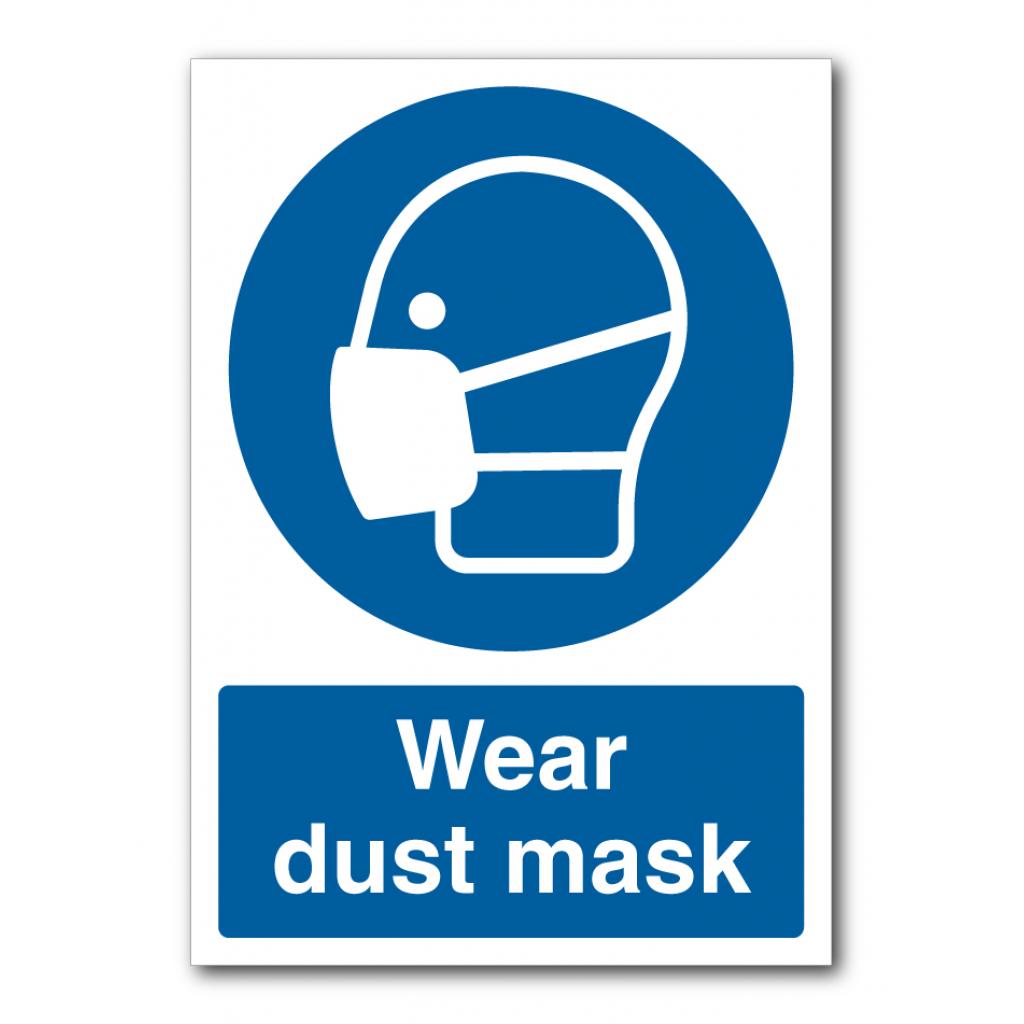 Safety Signs Mandatory Signs Wear Dust Mask Sign