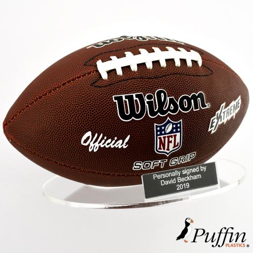 American Football Memorabilia Plinths And Stands