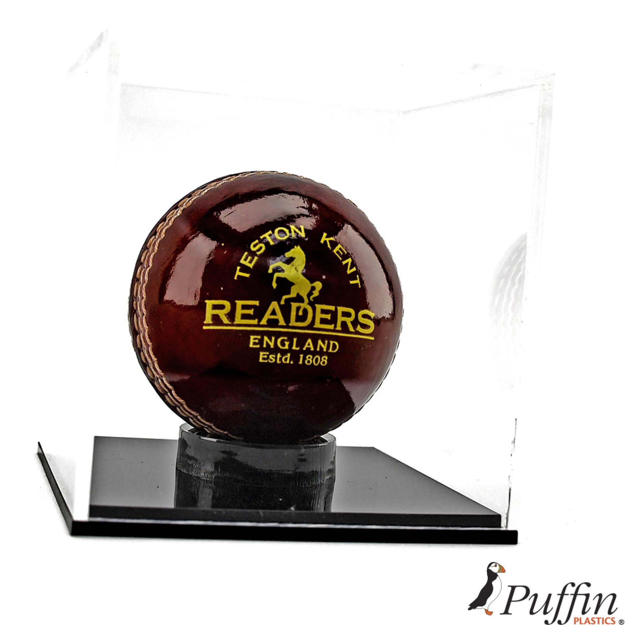 Cricket Ball Tennis Ball Or Baseball Display Case Puffin Plastics