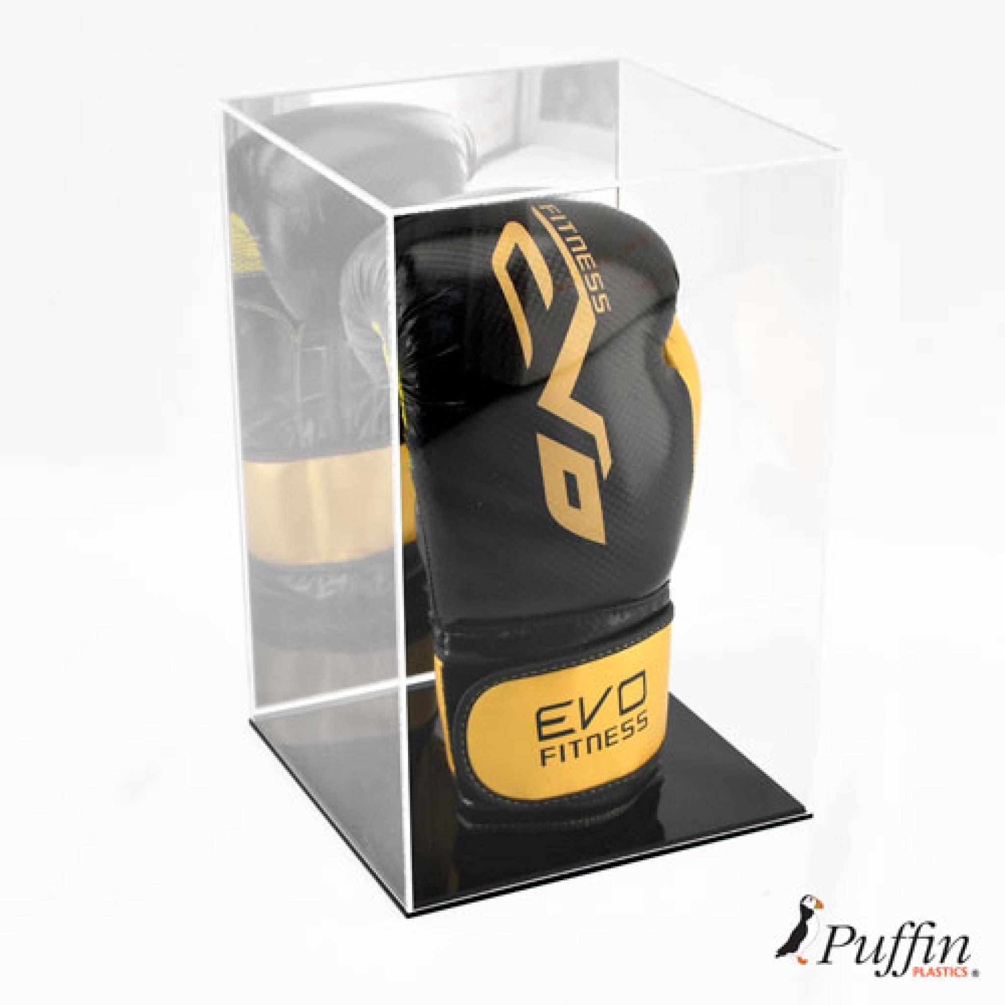 single boxing glove display case