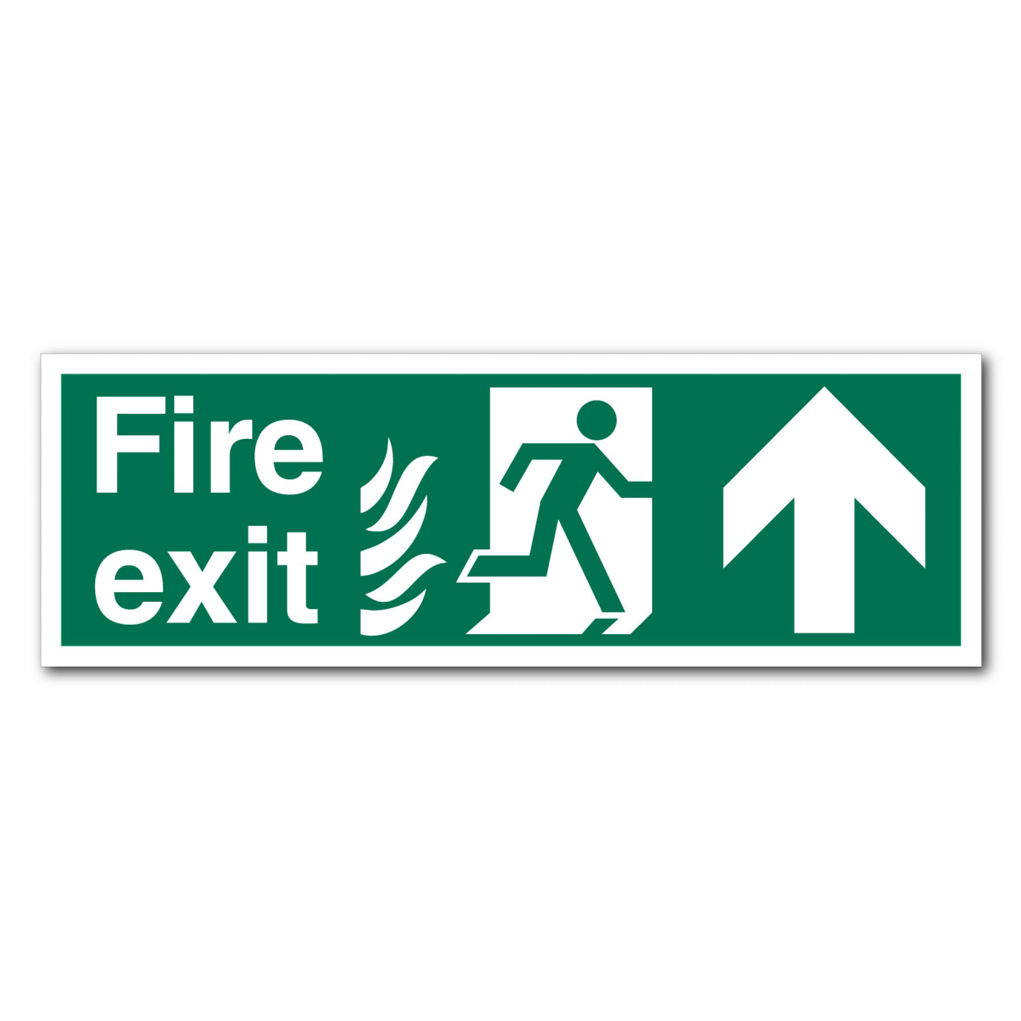 Safety Signs Safety Condition Signs Fire Exit Up NHS Sign