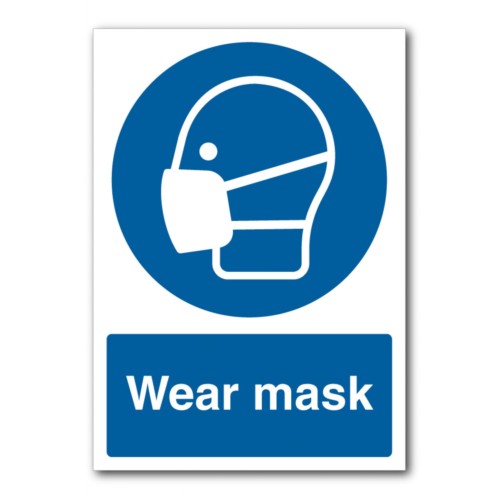 Safety Signs Wear Mask Sign