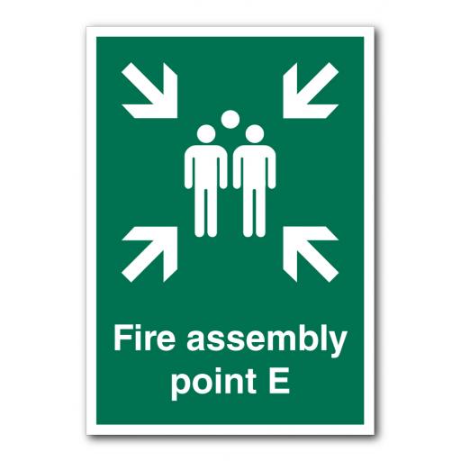 Fire Assembly Point E Sign