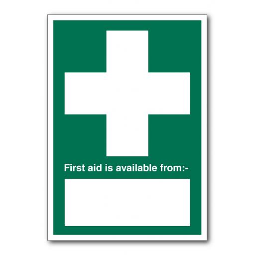 First Aid Is Available From Sign
