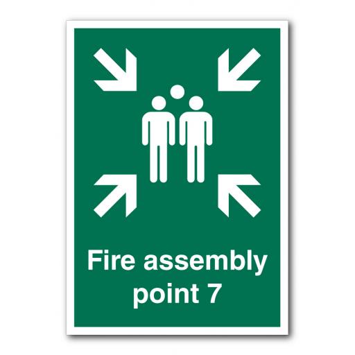 Fire Assembly Point 7 Sign