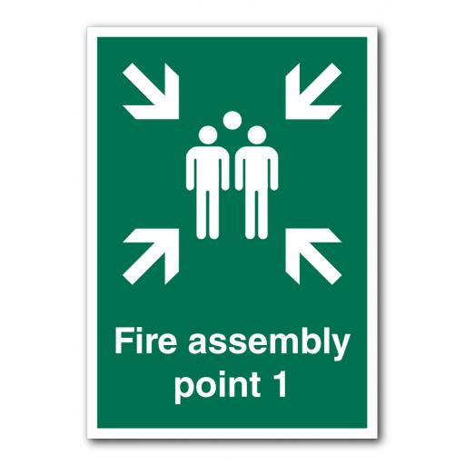 Fire Assembly Point 1 Sign