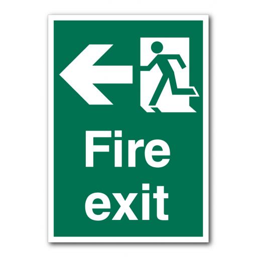 Fire Exit (Left) Sign