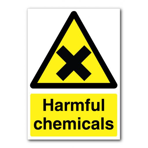 Harmful Chemicals Sign
