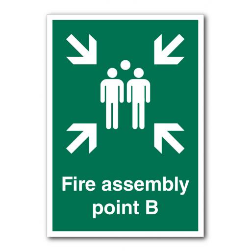 Fire Assembly Point B Sign
