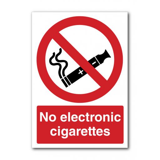 No Electronic Cigarettes Sign