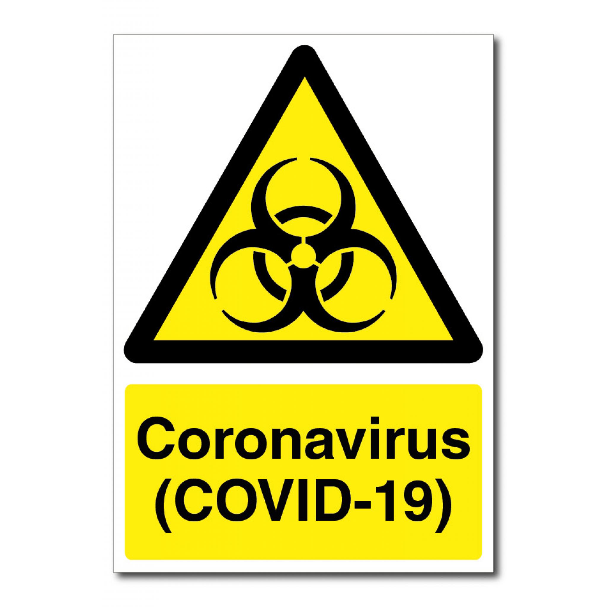 Coronavirus - (COVID-19) Sign | Puffin Plastics