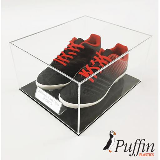 Child Rugby Boot Display Case - Double