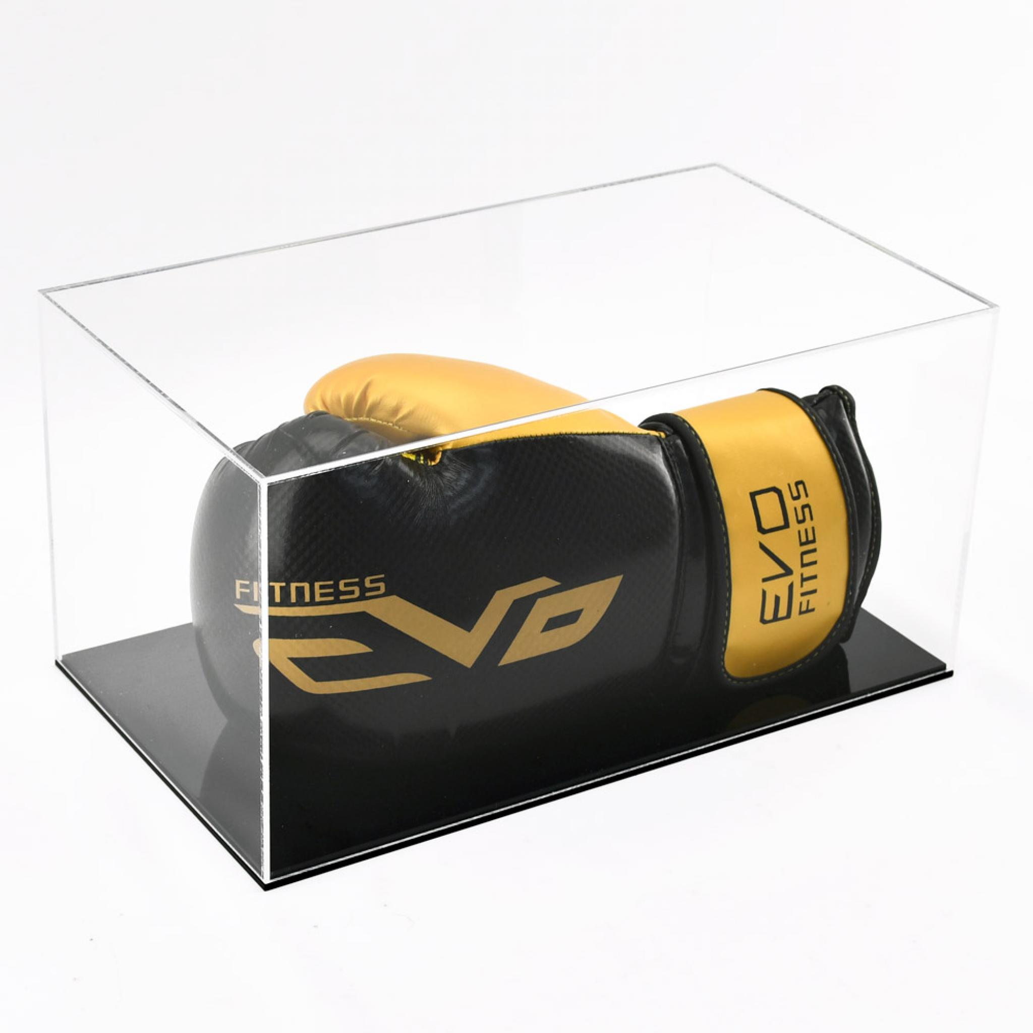 Boxing Glove Display Case Single Landscape Puffin Plastics