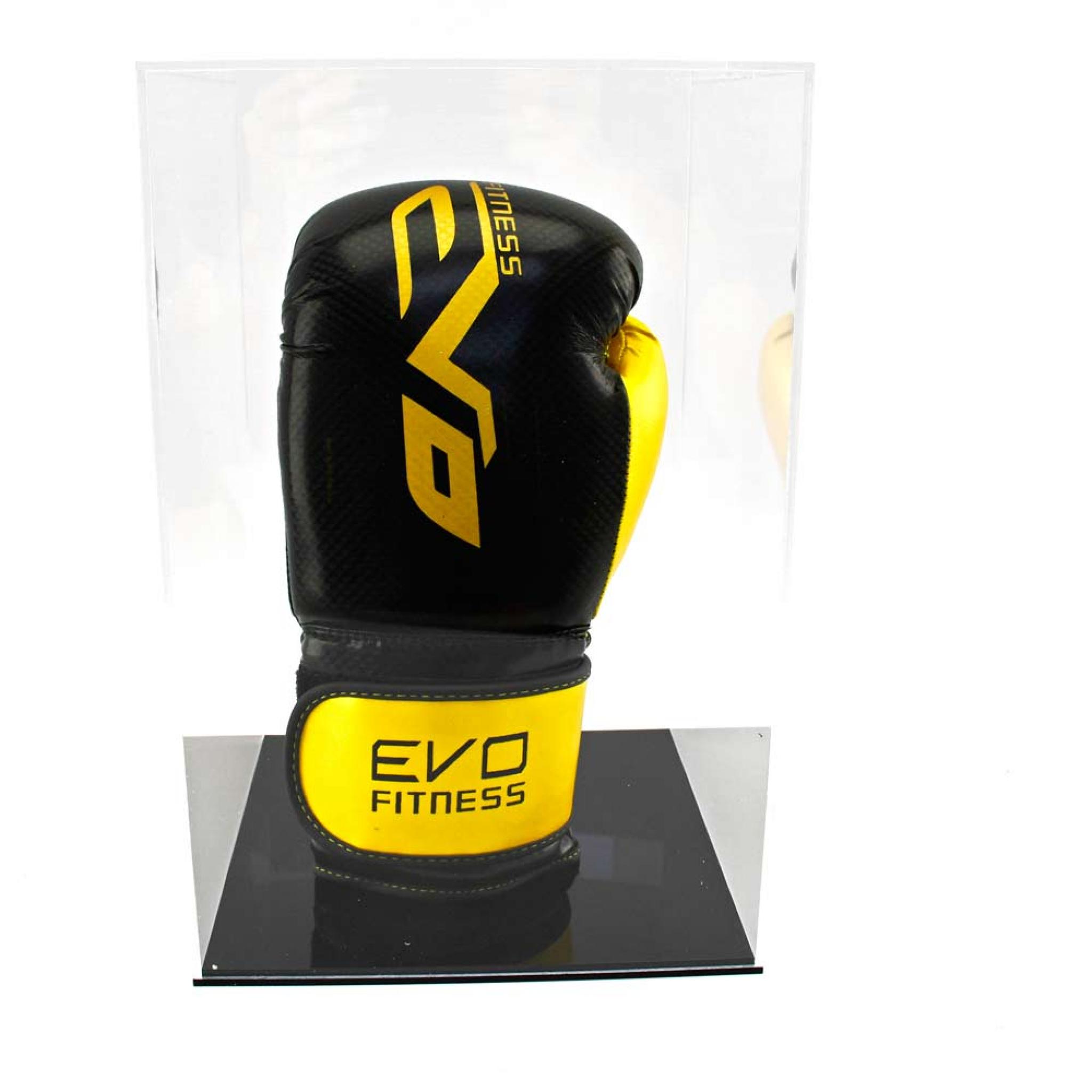 single boxing glove display case