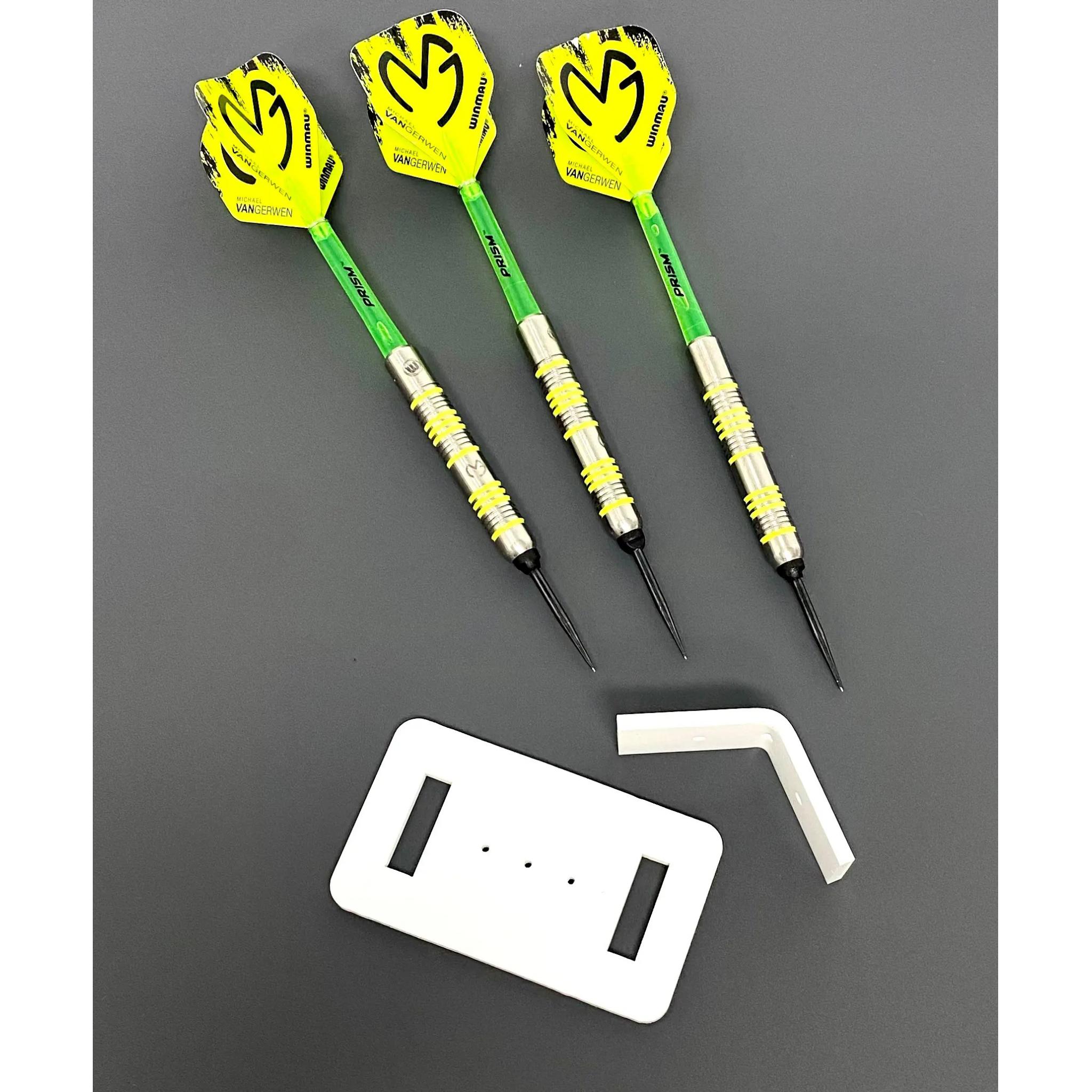 Freestanding Darts Holder White Puffin Plastics