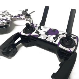 DJI Drone Controller Skin Purple White Camo Image 1.png