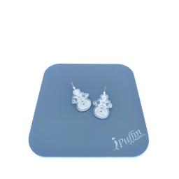 (Puffin Plastics) Christmas Earrings - Snowman 2.jpg