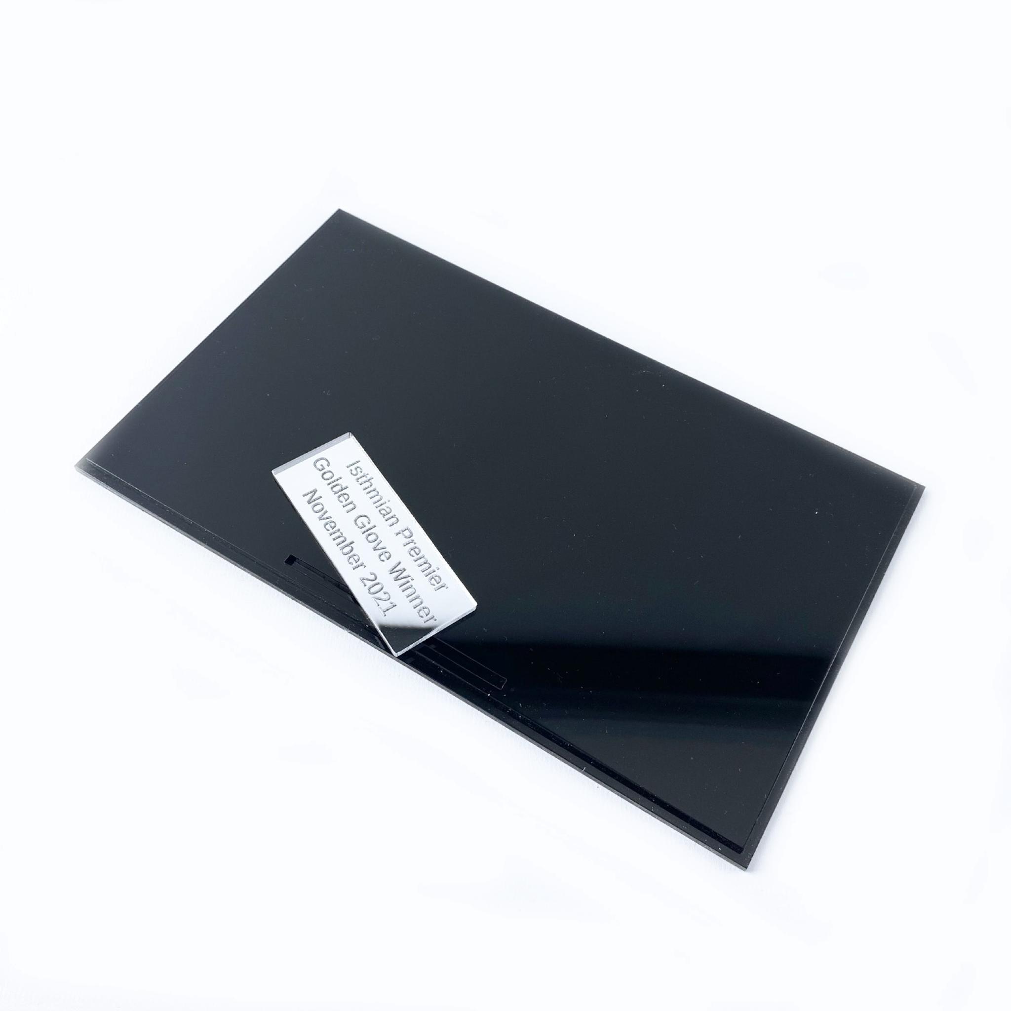 Goalkeeper Glove Display Case With Mirror Back Puffin Plastics