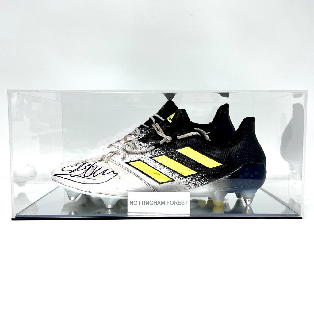 Football Boot Display Case Double Boot Puffin Plastics