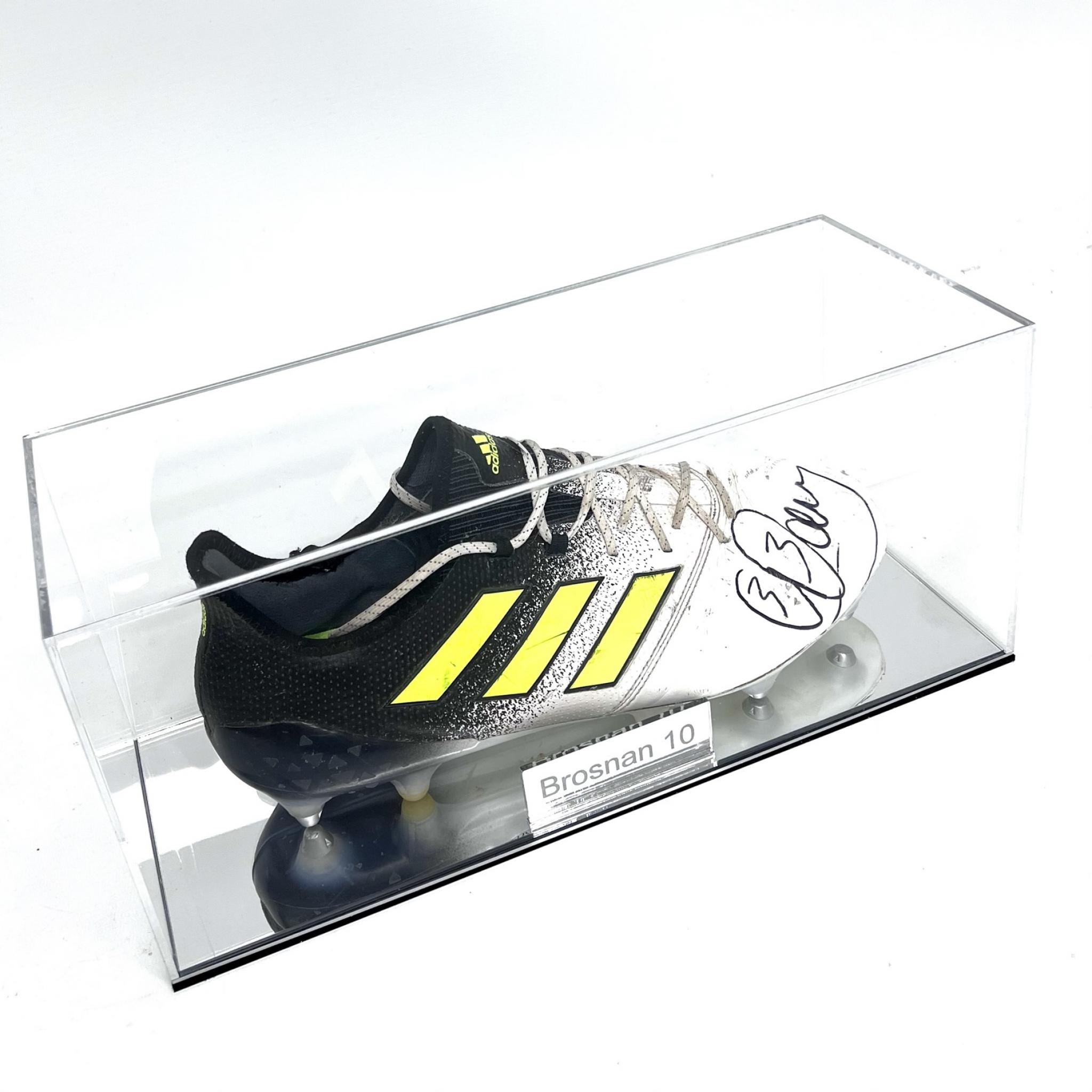 Football Boot Display Case Single Boot Puffin Plastics