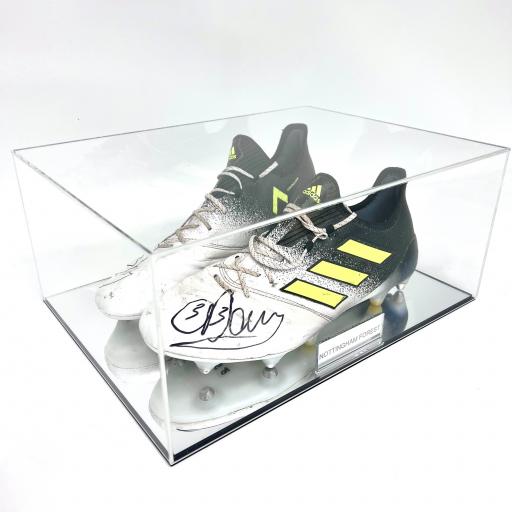 Football Boot Display Case (Double) - Mirror Base